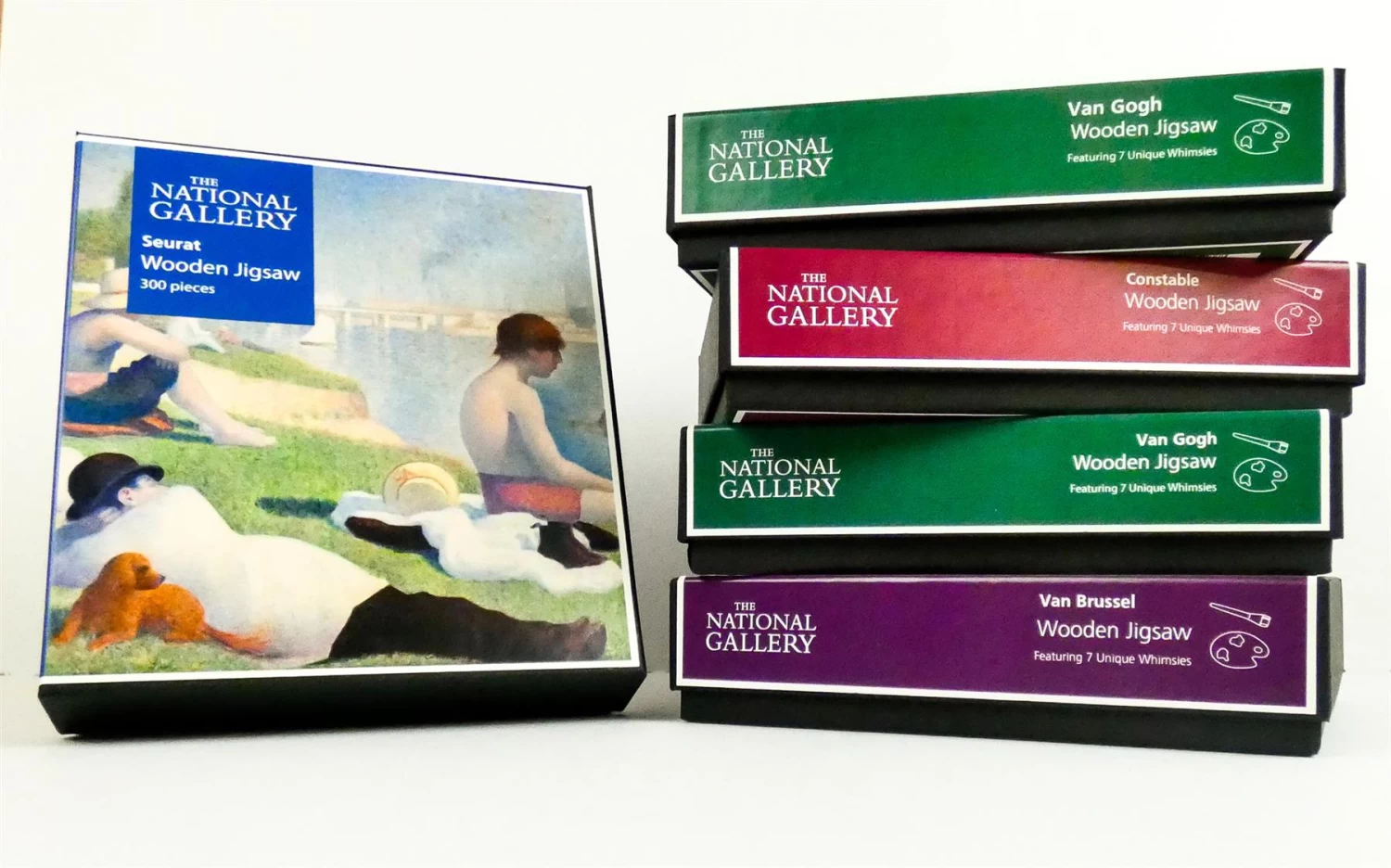 Bathers At Asnieres - National Gallery 300 Piece Wooden Jigsaw Puzzle - Image 8