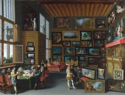 Cognoscenti In A Room Hung With Pictures - National Gallery 1000 Piece Jigsaw Puzzle