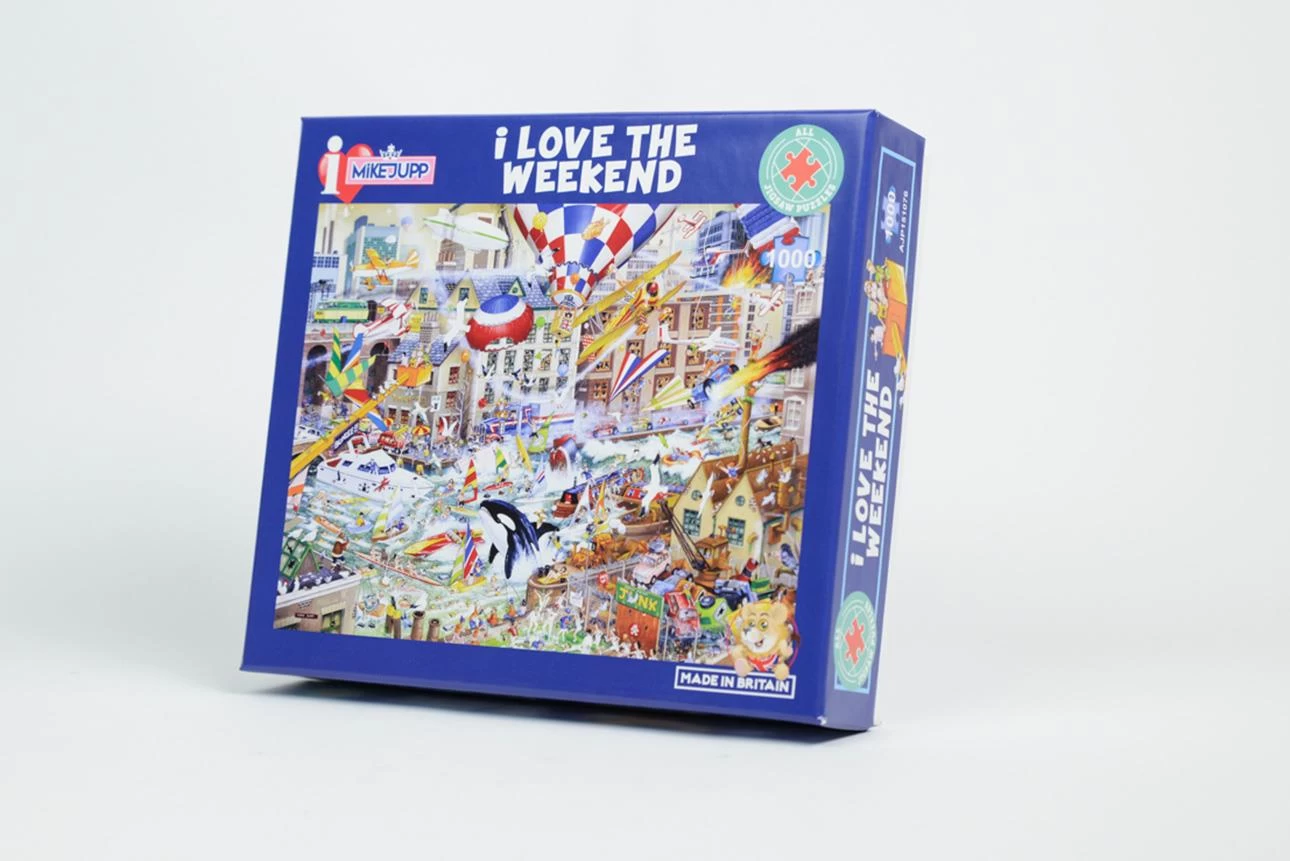 Mike Jupp I Love The Weekend 1000 Piece Jigsaw Puzzle - Image 9