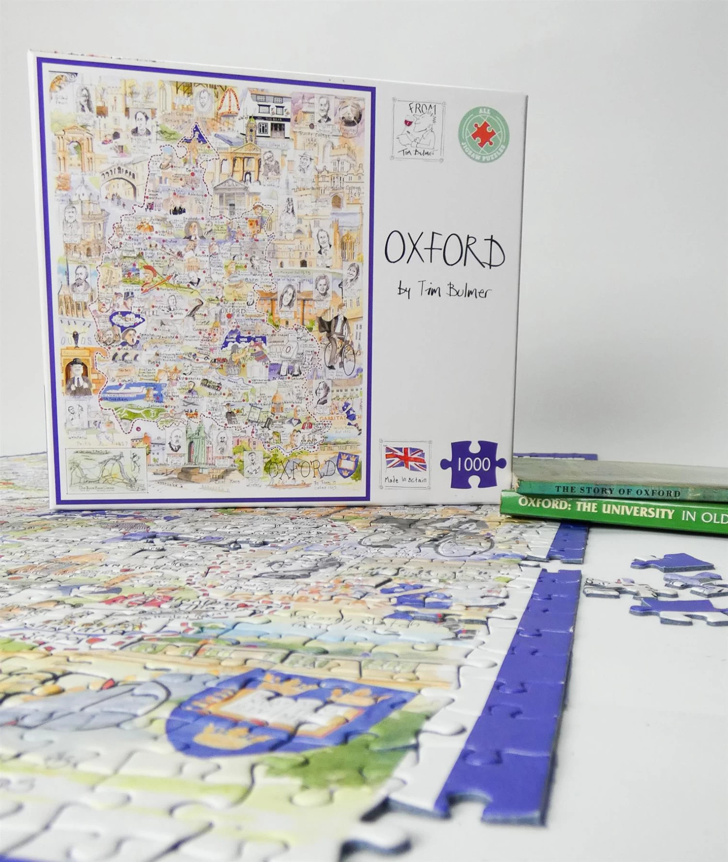Tim Bulmer Oxford 1000 Piece Jigsaw Puzzle - Image 7