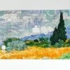 A Wheatfield, With Cypresses - National Gallery 300 Piece Wooden Jigsaw Puzzle