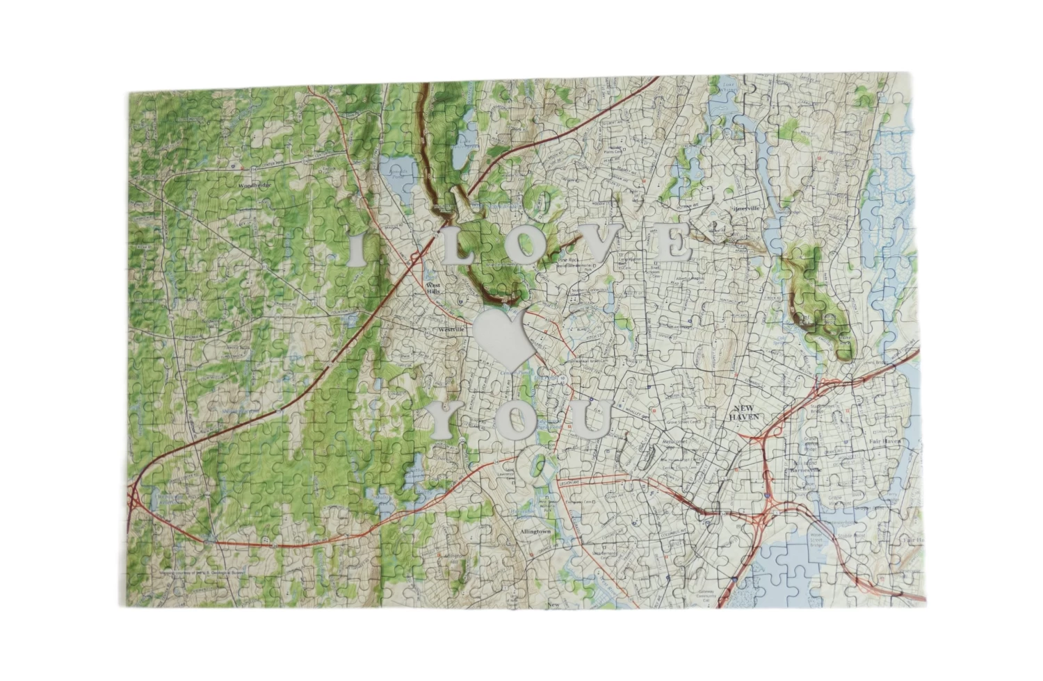 We First Met Here - Personalized US Map Puzzle - Image 4