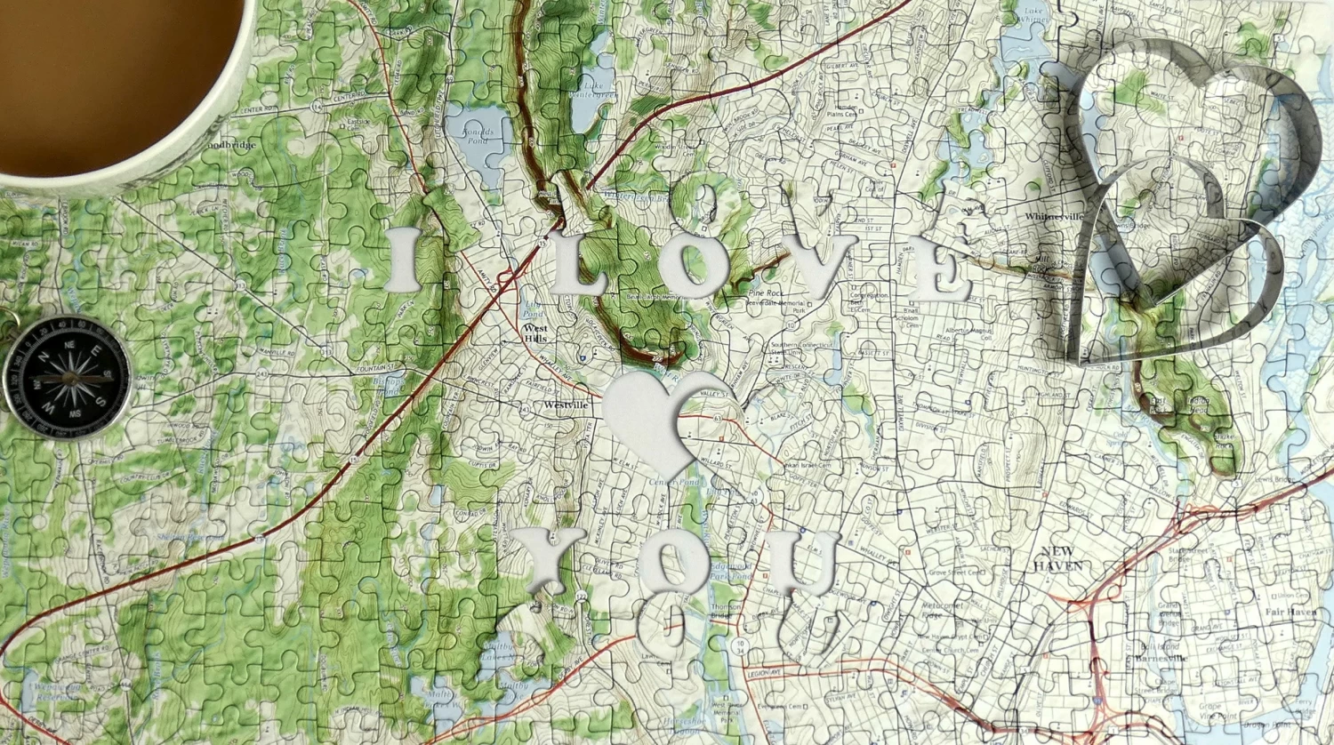 We First Met Here - Personalized US Map Puzzle - Image 8