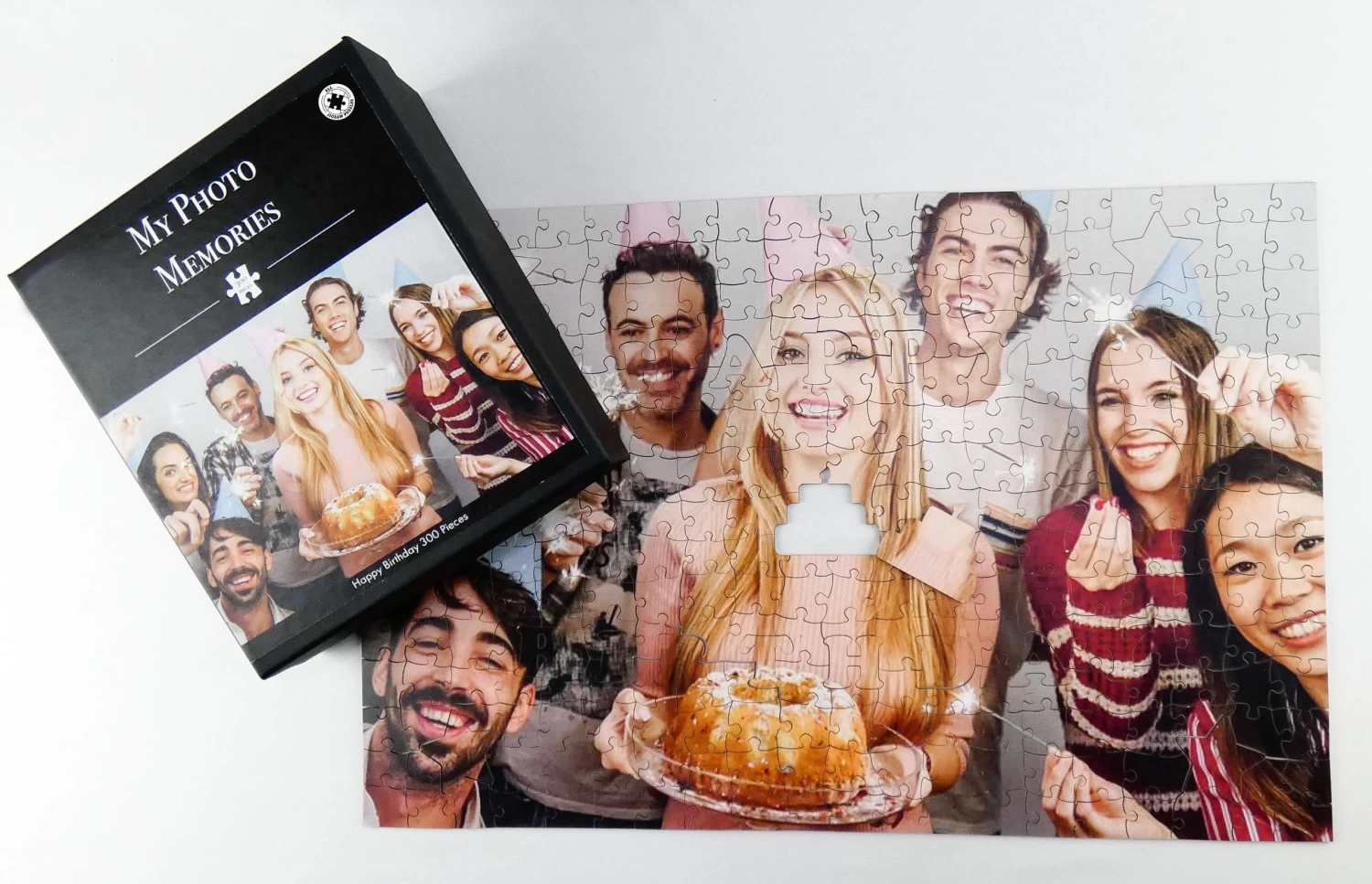 My Photo Memories - Happy Birthday - 300 Piece Wooden Puzzle - Image 2