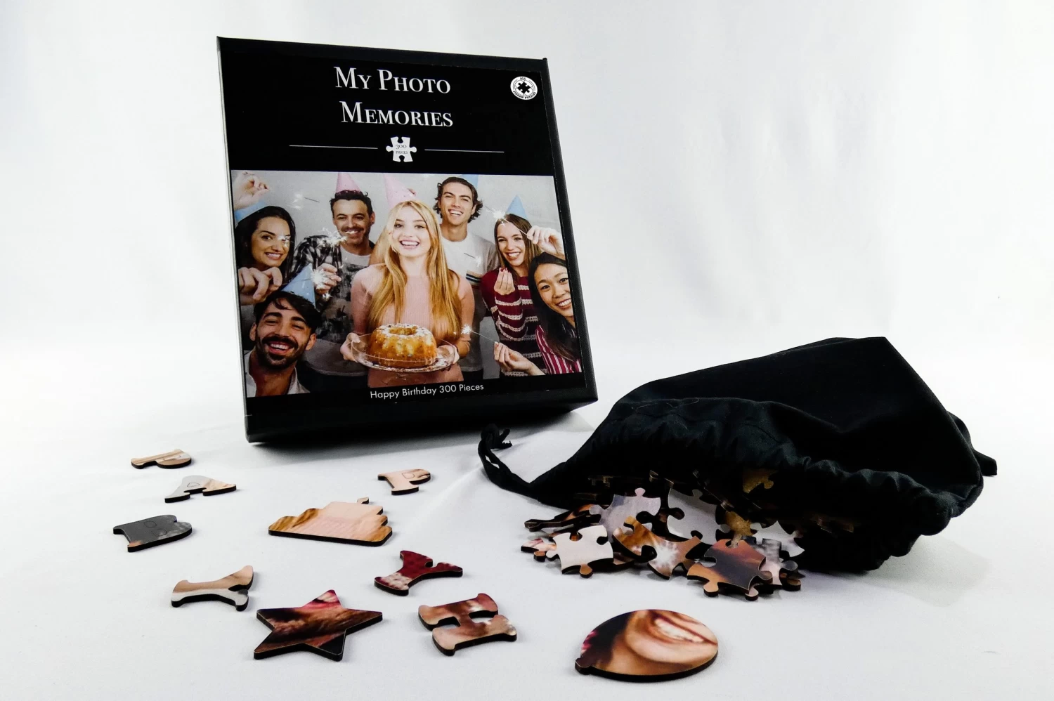 My Photo Memories - Happy Birthday - 300 Piece Wooden Puzzle - Image 4