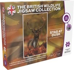 Stag At Dusk 1000 Or 500 Jigsaw Puzzle