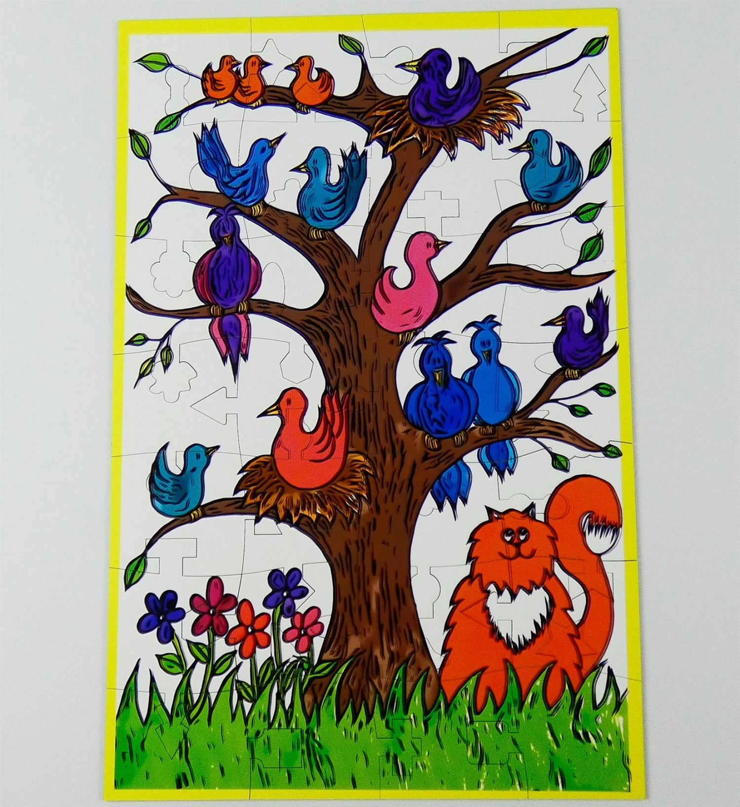 "Kit The Ginger Cat" Sight Impaired 28 Piece Wooden Jigsaw Puzzle - Image 6