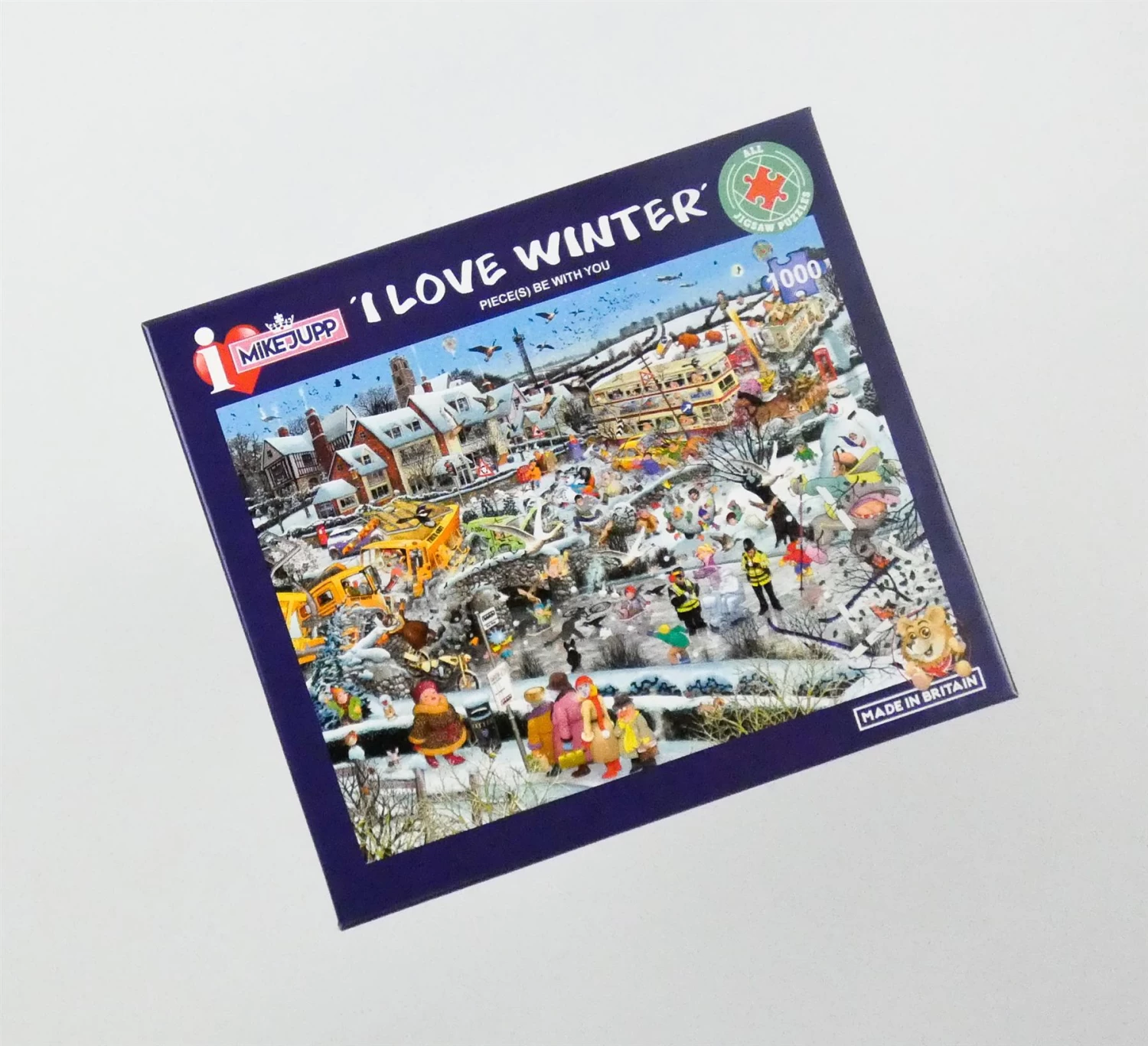 Mike Jupp I Love Winter 1000 Piece Jigsaw Puzzle - Image 3