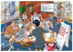 Jumbo Wasgij Destiny 24 Business As Usual 1000 Piece Jigsaw Puzzle