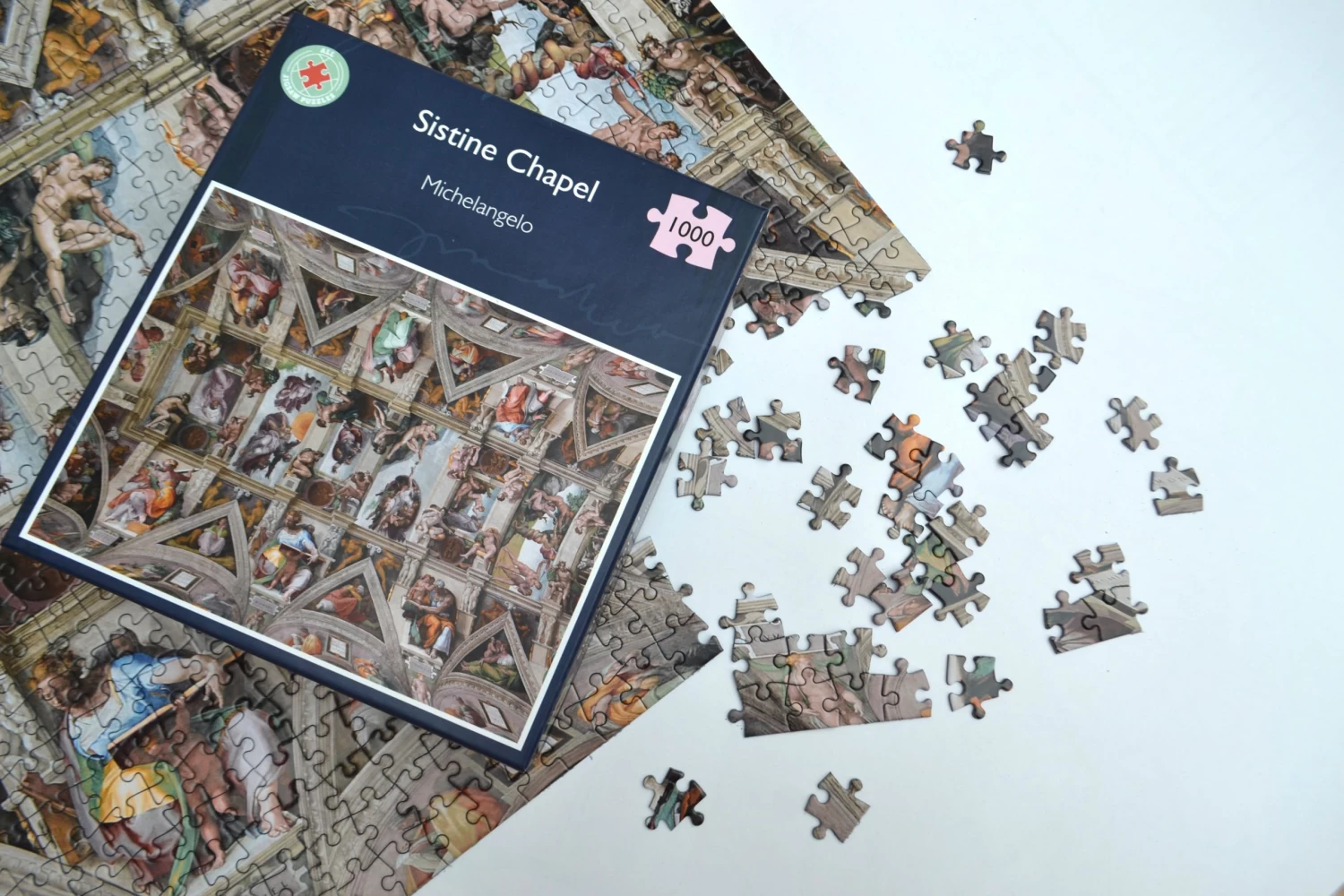 Sistine Chapel Ceiling By Michelangelo Jigsaw Puzzle - 1000 Or 500 Pieces - Image 7