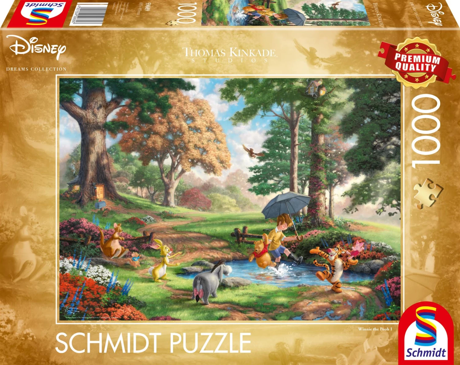 Schmidt Thomas Kinkade: Disney Winnie The Pooh 1000 Piece Jigsaw Puzzle - Image 2