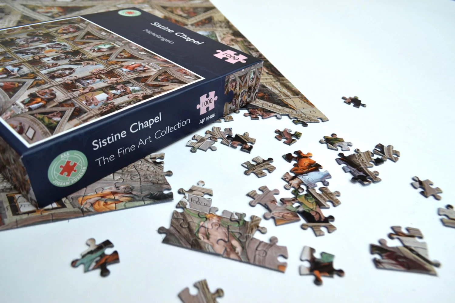 Sistine Chapel Ceiling By Michelangelo Jigsaw Puzzle - 1000 Or 500 Pieces - Image 8