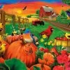 Birds Of Pumpkin Farm 500 Or 1000 Piece Jigsaw Puzzle