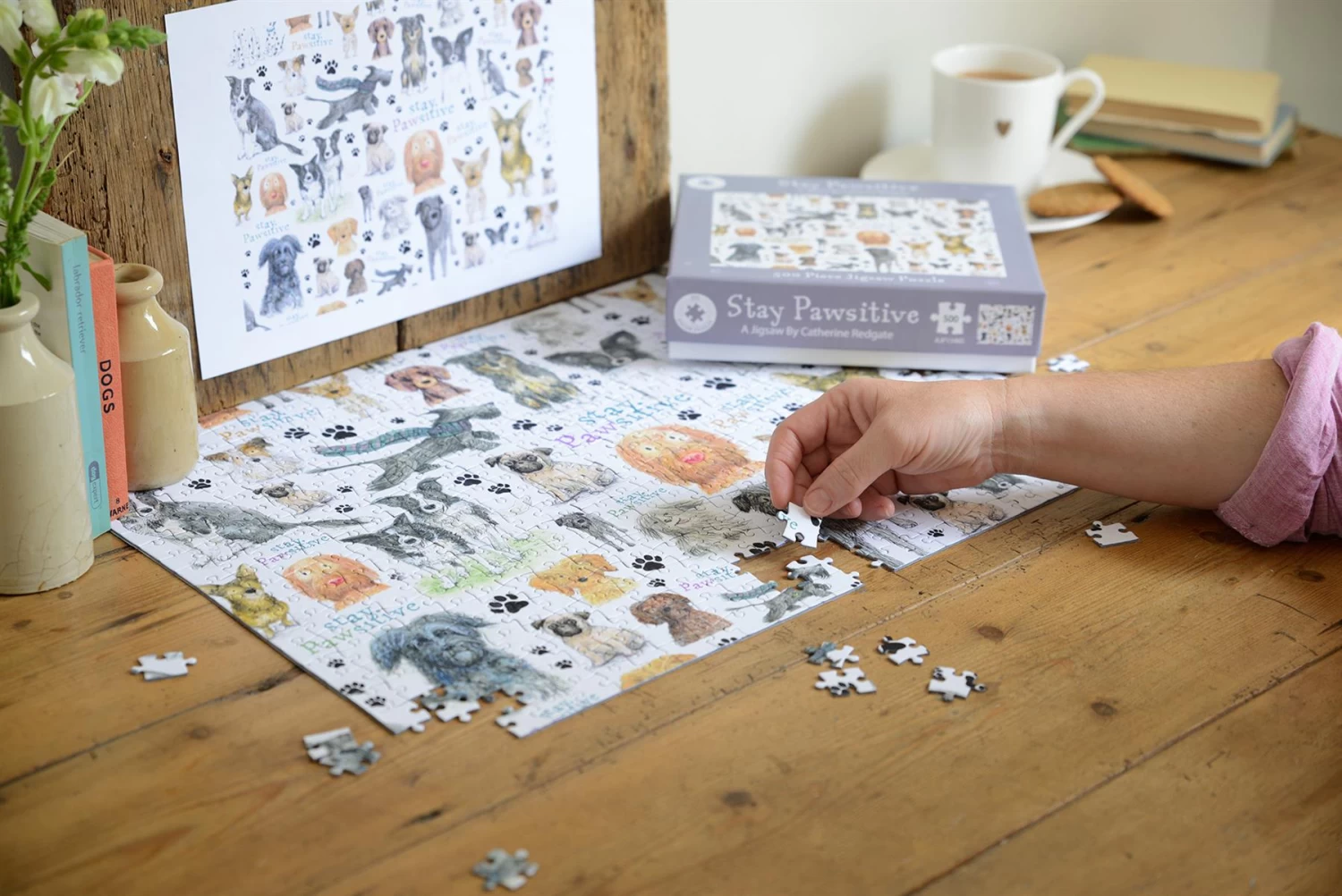 Stay Pawsitive 500 Piece Jigsaw Puzzle - Image 10