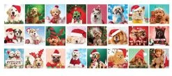 Eurographics Christmas Paws - Advent Calendar 24 50 Piece Jigsaw Puzzles