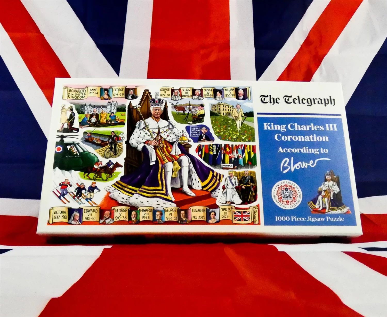 King Charles III Coronation According To Blower 1000 Or 300 Piece Jigsaw Puzzle - Image 4