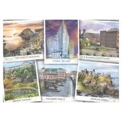 Falcon De Luxe Visit Northern Ireland 1000 Piece Jigsaw Puzzle