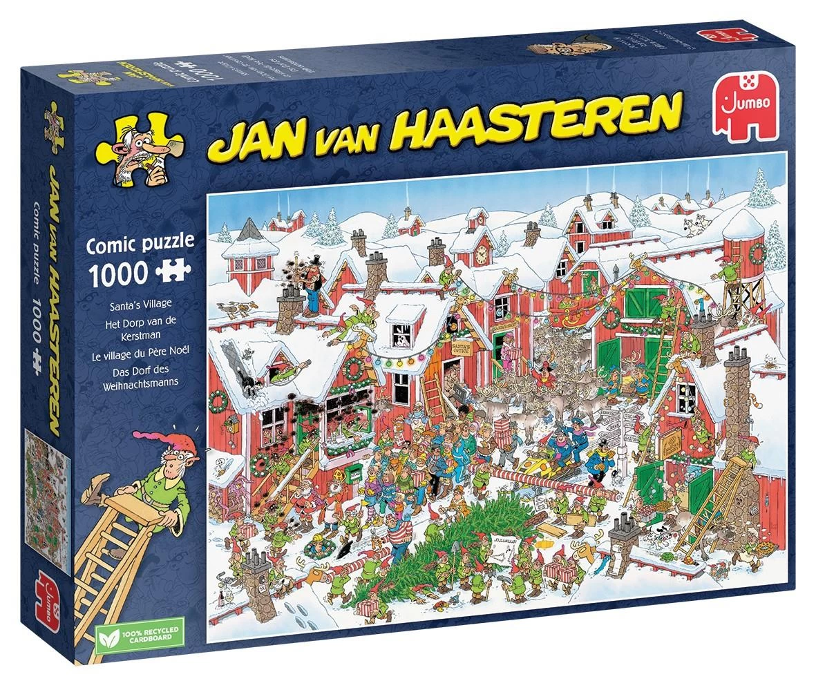 Jumbo Jan Van Haasteren Santa's Village 1000 Piece Jigsaw Puzzle - Image 2