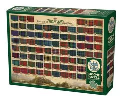 Tartans Of Scotland 1000 Piece Jigsaw