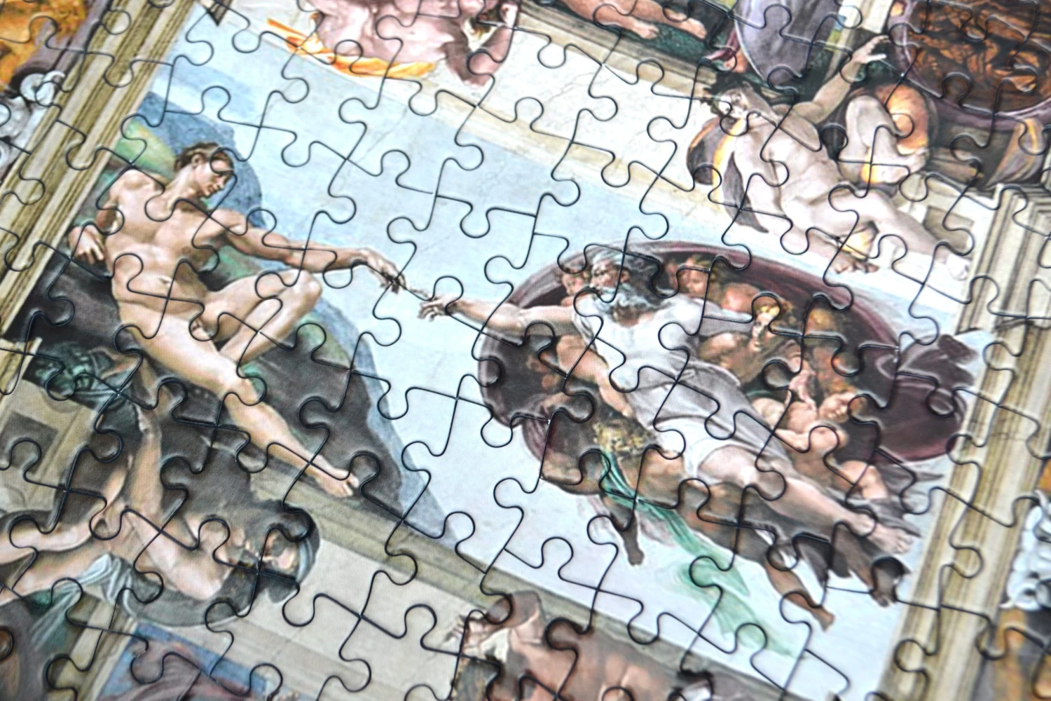 Sistine Chapel Ceiling By Michelangelo Jigsaw Puzzle - 1000 Or 500 Pieces - Image 17