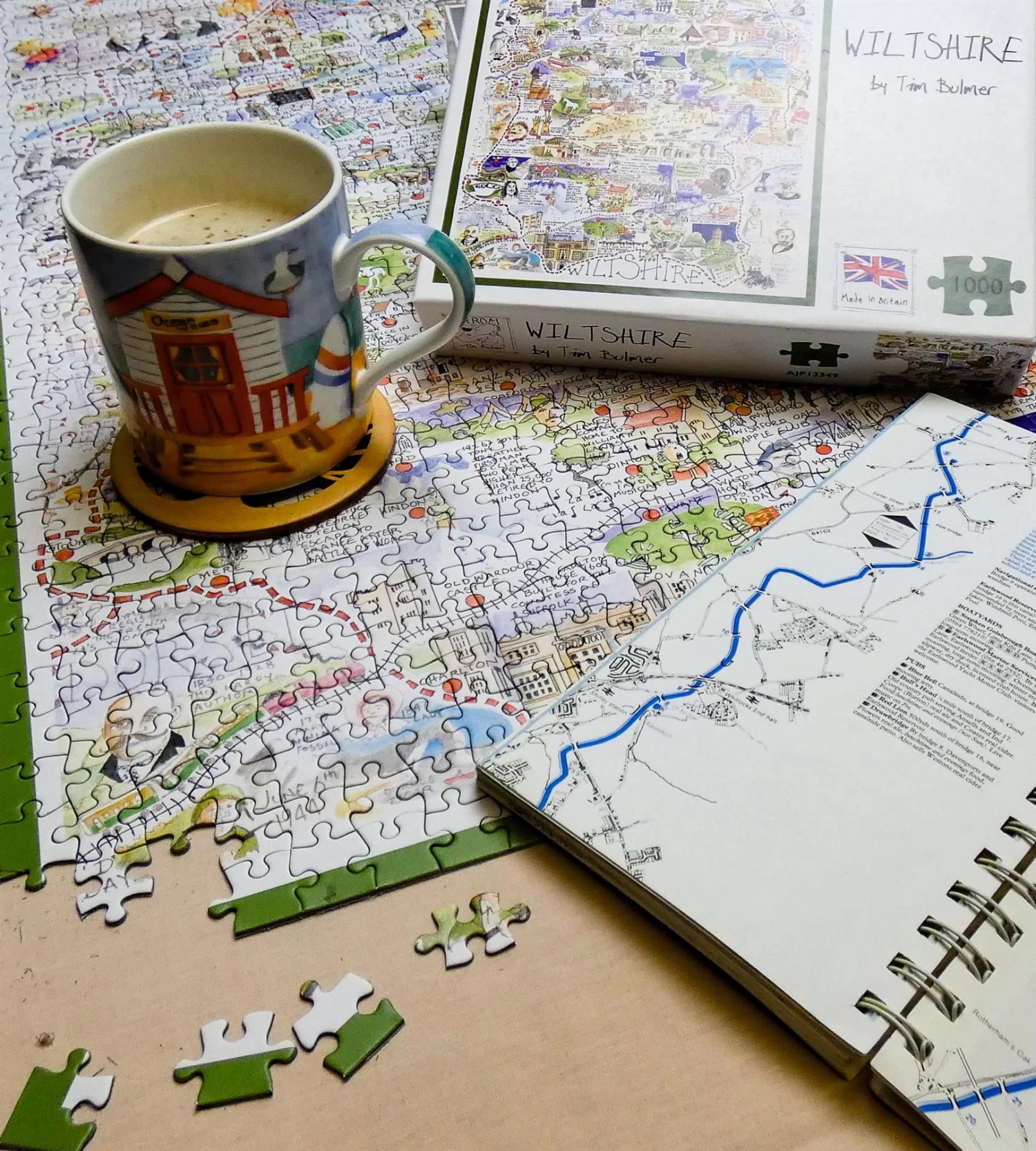 Wiltshire- Tim Bulmer 1000 Piece Jigsaw Puzzle - Image 4