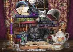 Schmidt Brigid Ashwood: Storytime Cats 1000 Piece Jigsaw Puzzle