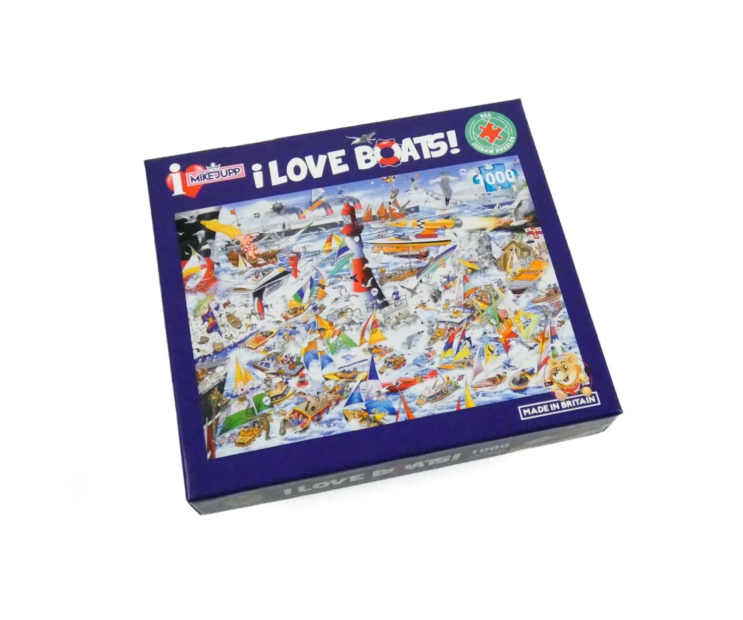 Mike Jupp I Love Boats 1000 Piece Jigsaw Puzzle - Image 3