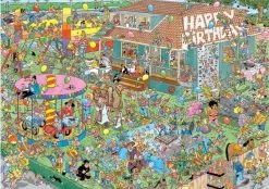 Jumbo Children's Birthday Party - Jan Van Haasteren 1000 Piece Jigsaw Puzzle