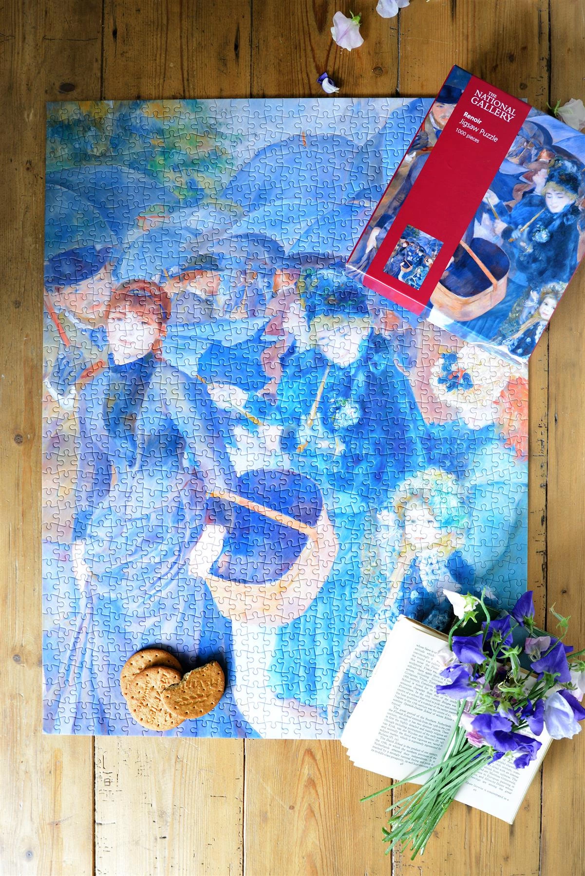 The Umbrellas - National Gallery 1000 Piece Jigsaw Puzzle - Image 11