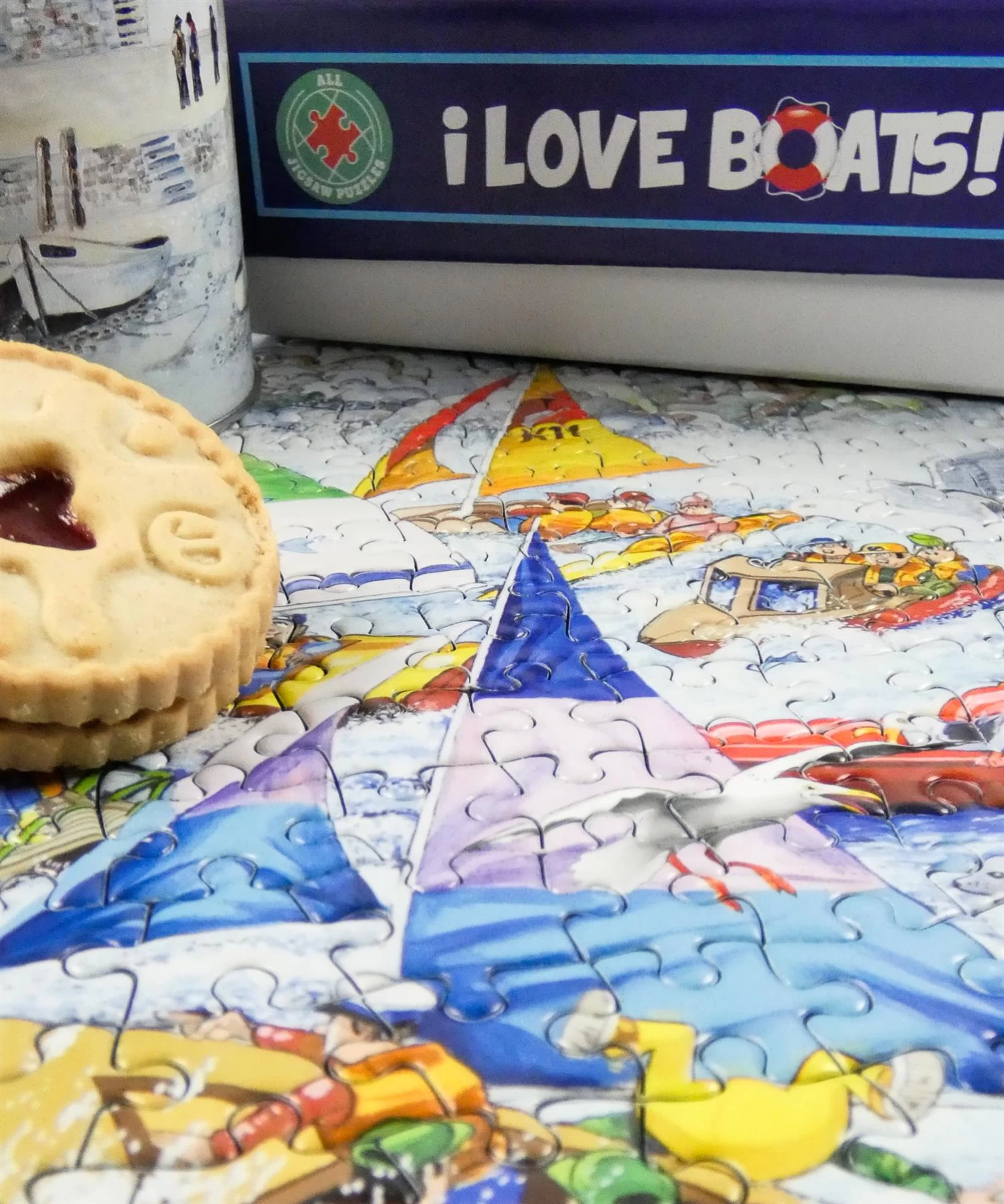 Mike Jupp I Love Boats 1000 Piece Jigsaw Puzzle - Image 5