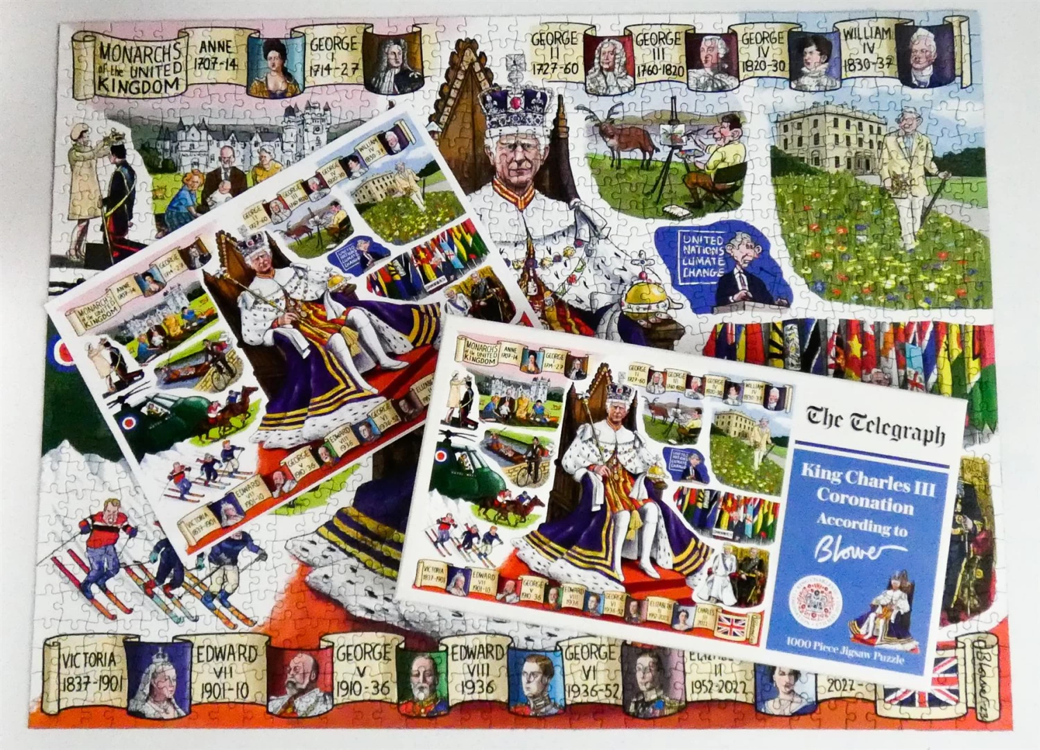 King Charles III Coronation According To Blower 1000 Or 300 Piece Jigsaw Puzzle - Image 7