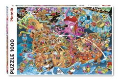 Piatnik Pink Pirate - R J Crisp 1000 Piece Jigsaw Puzzle