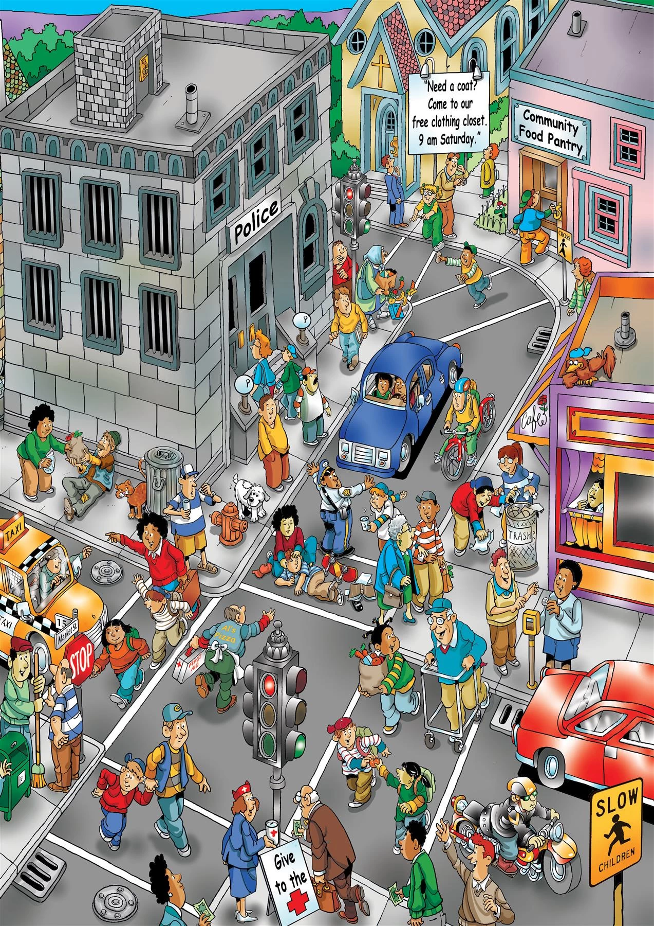 School Run 500 Piece Jigsaw Puzzle - Image 4