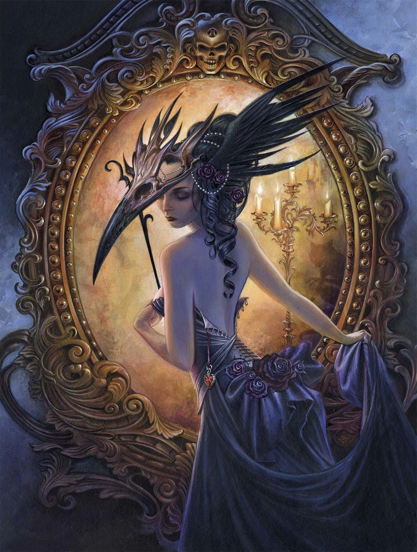 Masque Of The Black Rose 1000 Piece Jigsaw Puzzle