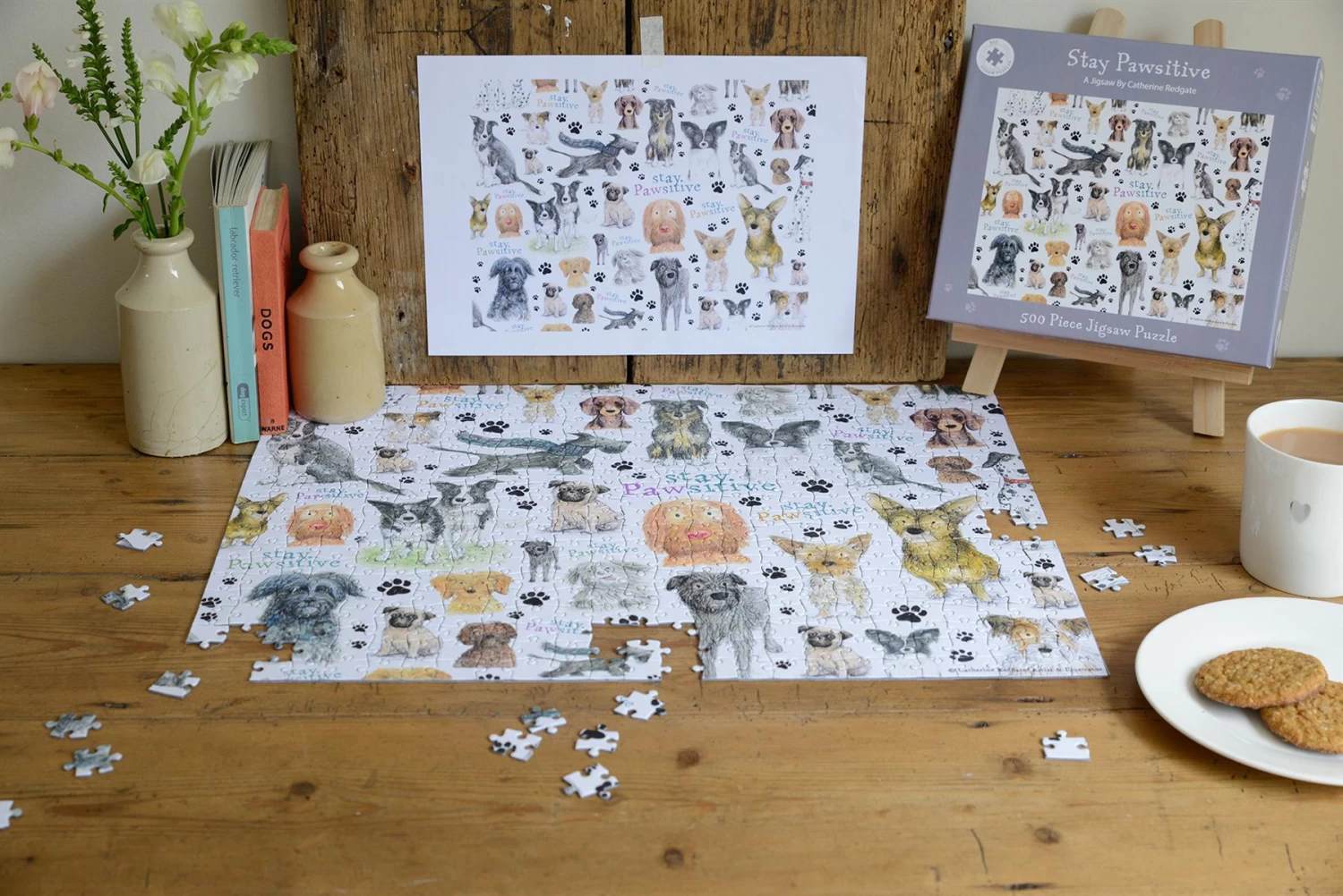 Stay Pawsitive 500 Piece Jigsaw Puzzle - Image 9