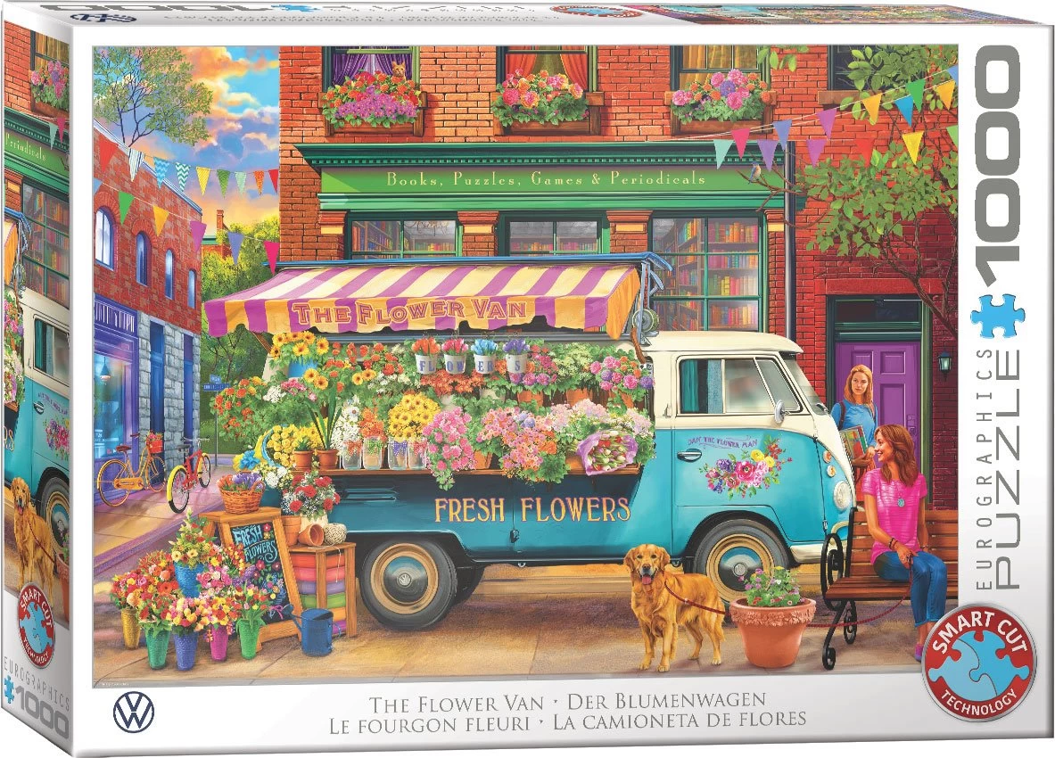Eurographics VW Florist 1000 Piece Jigsaw Puzzle - Image 2