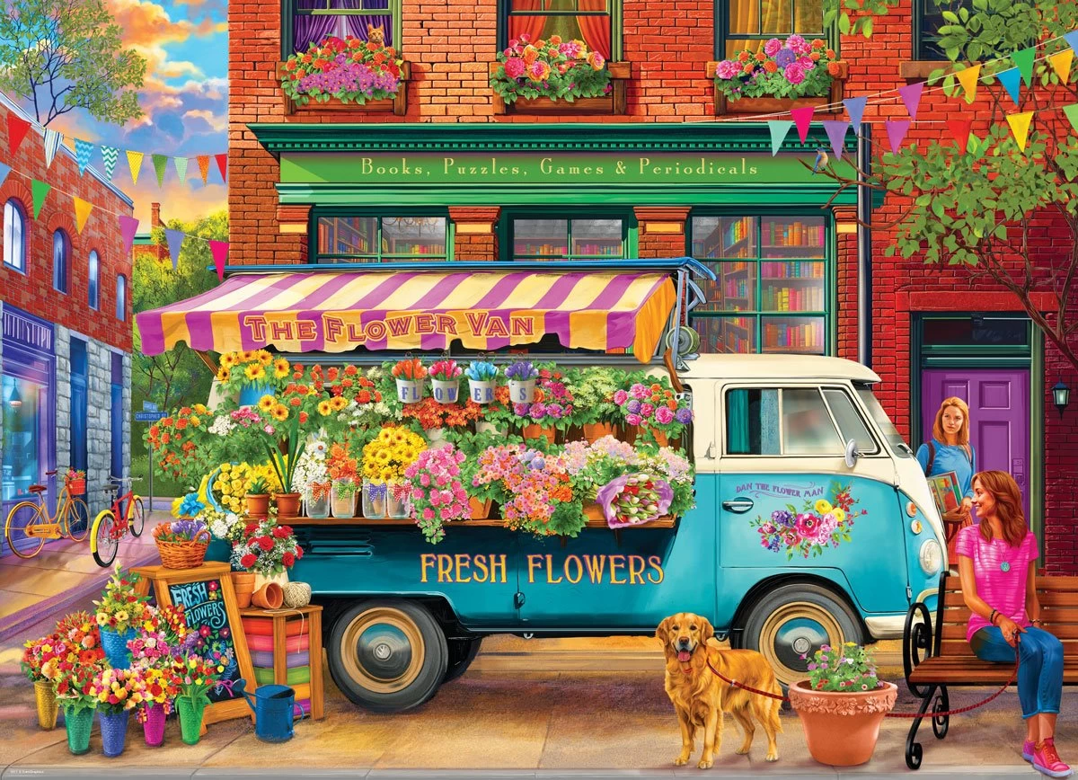 Eurographics VW Florist 1000 Piece Jigsaw Puzzle