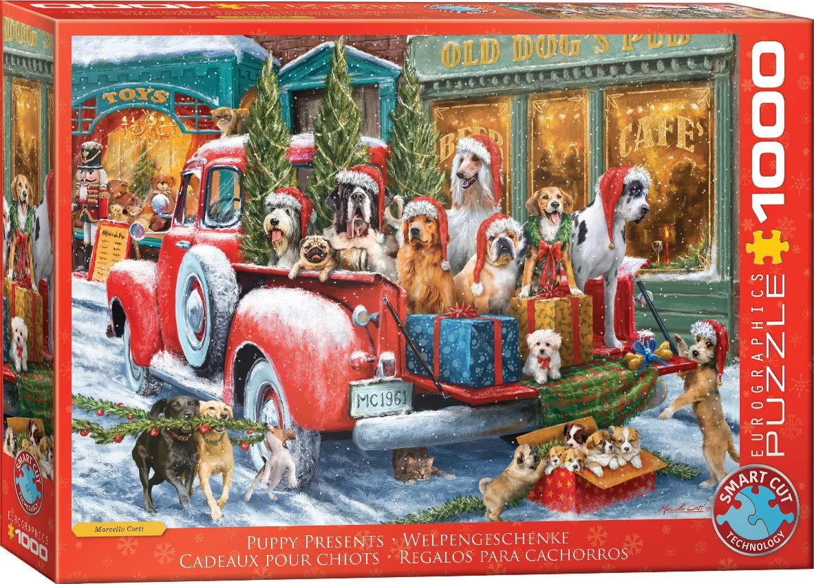 Eurographics Puppy Presents 1000 Piece Jigsaw Puzzle - Image 2