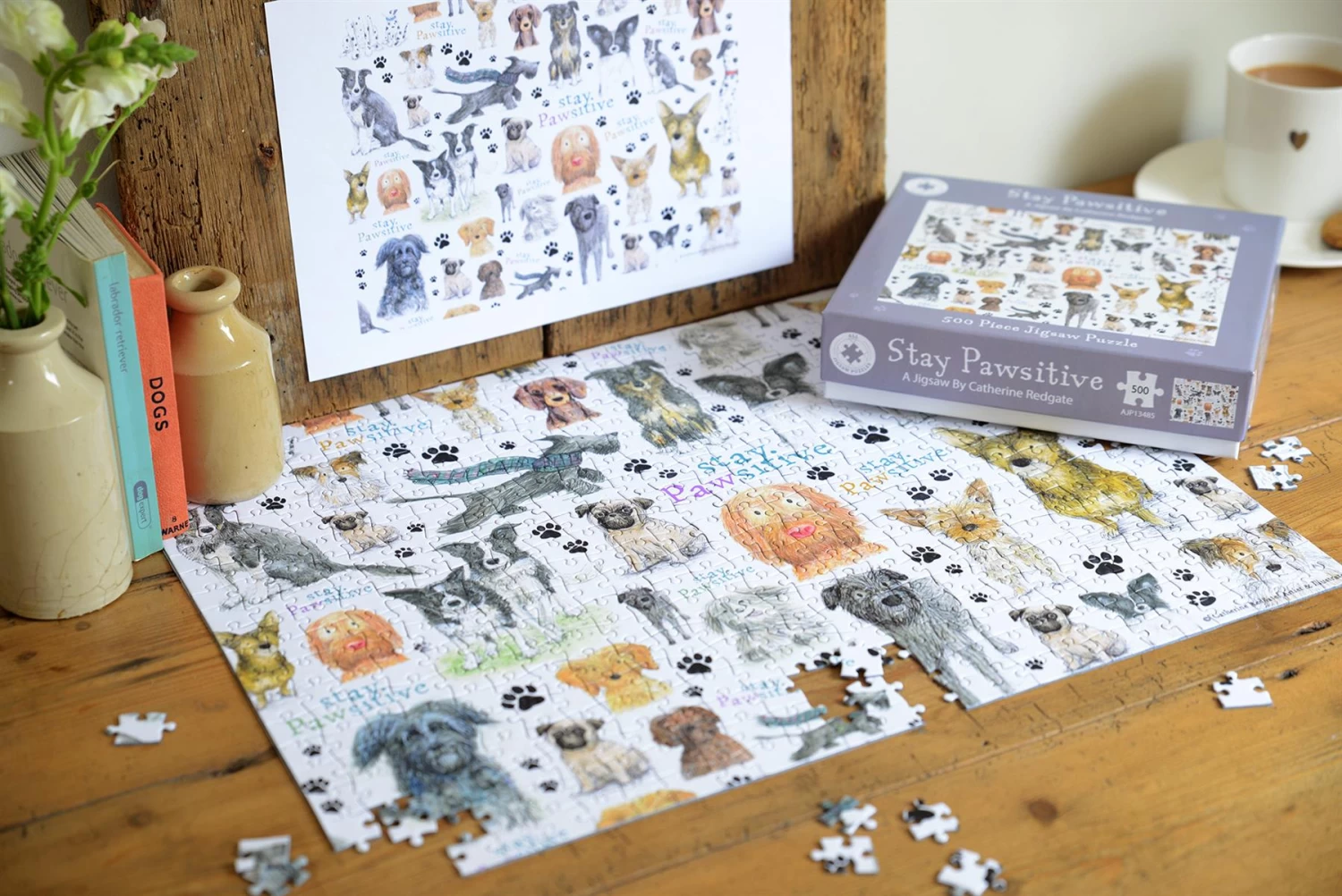 Stay Pawsitive 500 Piece Jigsaw Puzzle - Image 7