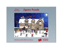 Christmas At The Old Town House 1000 Piece Jigsaw Puzzle