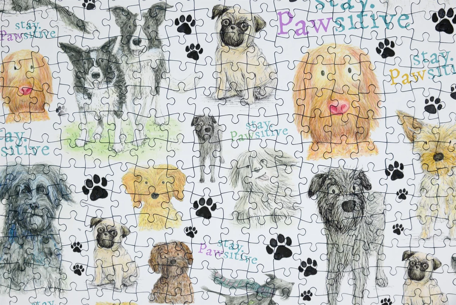 Stay Pawsitive 500 Piece Jigsaw Puzzle - Image 11