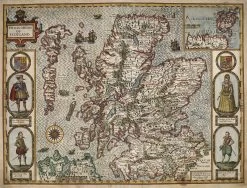 John Speed Historical Map Of Scotland 1000 Piece Jigsaw Puzzle