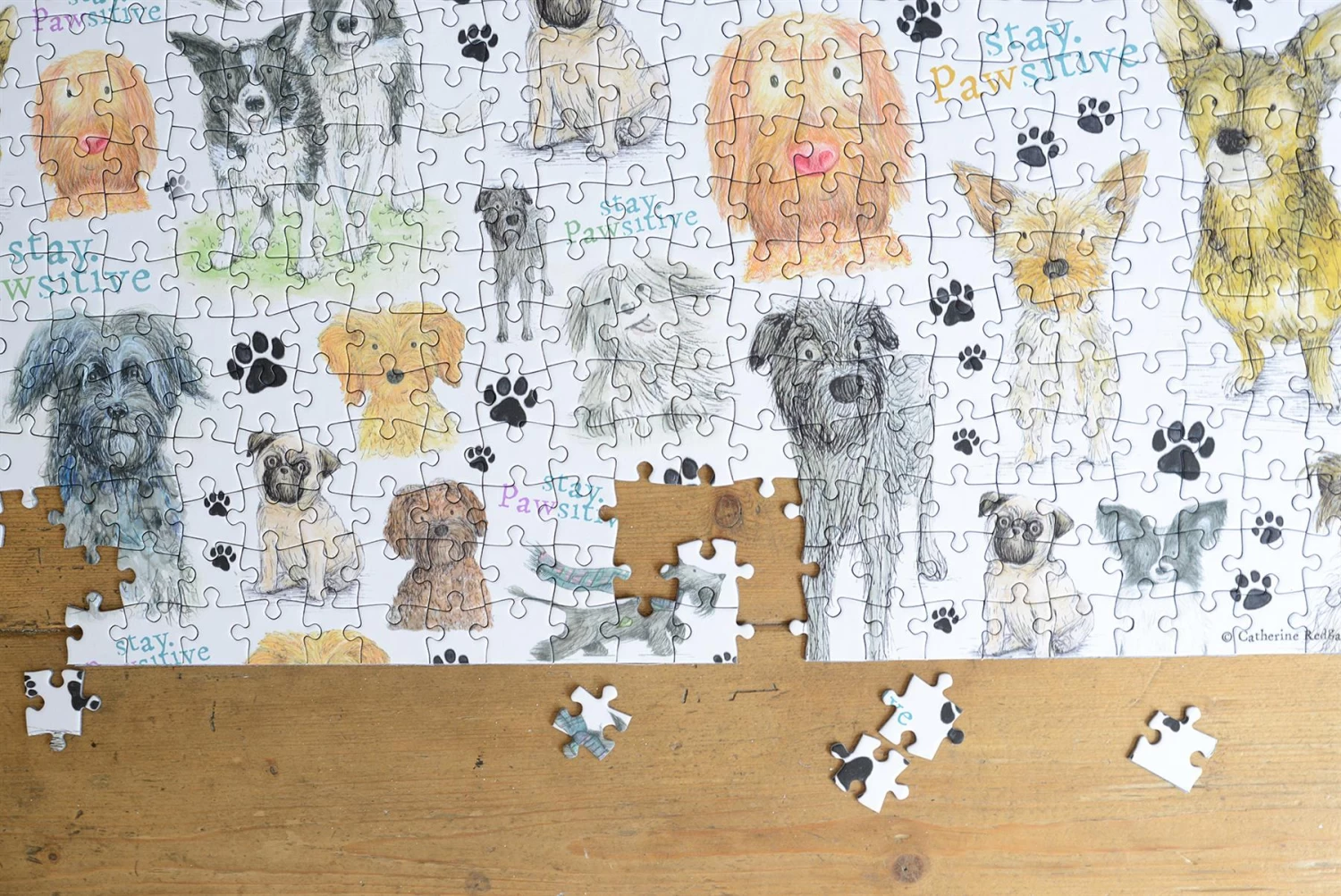 Stay Pawsitive 500 Piece Jigsaw Puzzle - Image 6