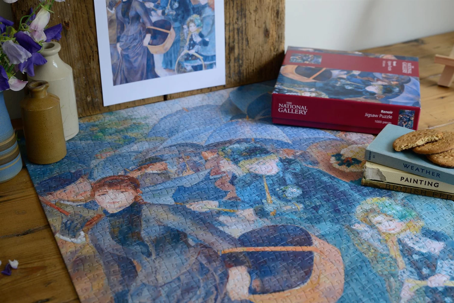 The Umbrellas - National Gallery 1000 Piece Jigsaw Puzzle - Image 9