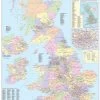 British Isles County Map 1000 Piece Jigsaw Puzzle