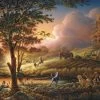 Schmidt Terry Redlin: Sun Gold Over Ripe Fields 1000 Piece Jigsaw Puzzle