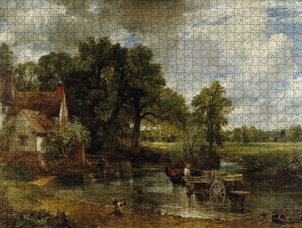 The Hay Wain - National Gallery 1000 Piece Jigsaw Puzzle - Image 3
