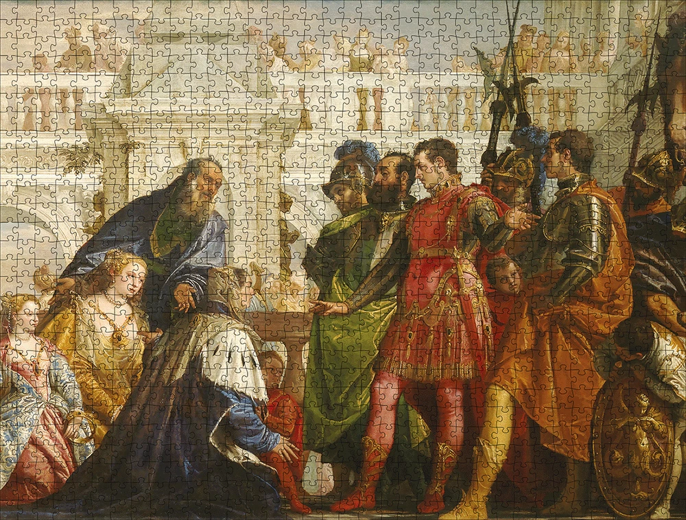 The Family Of Darius Before Alexander - National Gallery 1000 Piece Jigsaw Puzzle - Image 3
