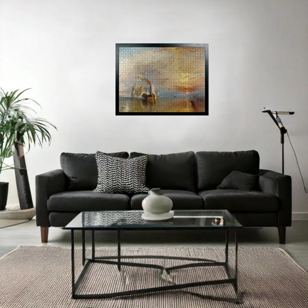 The Fighting Temeraire Tugged To Her Last Berth To Be Broken Up, 1838 - National Gallery 1000 Piece Jigsaw Puzzle - Image 5