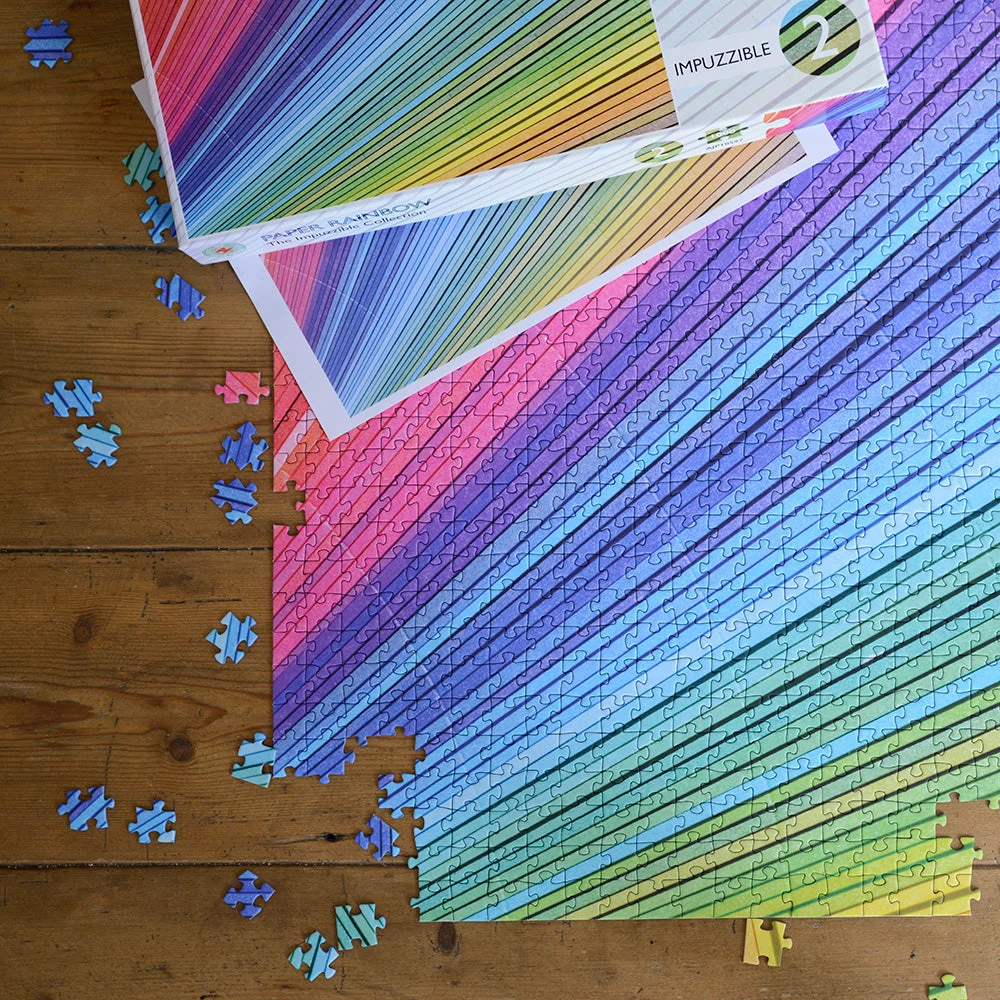 Paper Rainbow - Impuzzible No.2 - Impuzzible 1000 Piece - Image 5